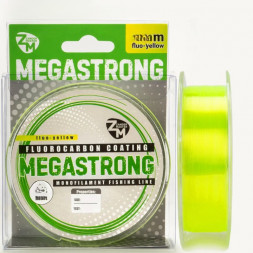 Леска ZanderMaster MEGASTRONG 100m, 0.234мм х 7.8кг жёлтая флуоресцентная