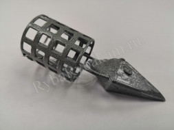 Кормушка Vikfish сербская пуля D25, 40 гр. леска, песок