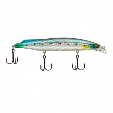 Воблер KYODA Sibas Minnow-125F, длина 12,5 см, вес 22 гр, цвет P94, заглубление 0,6-0,8 м.