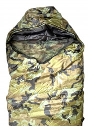 Спальный мешок Сталкер Экстрим камуфляж с капюшоном + москитная сетка