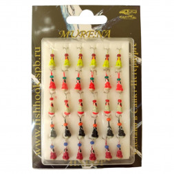 Мормышка вольфрамовая Condor Мормышка КОЗА П.Б.-5 КРАШ. набор уп.30