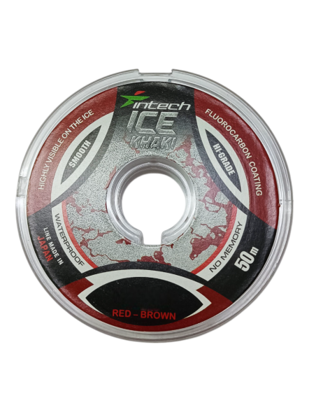 Леска Intech Ice Khaki кр.-коричн. 0.204 50м