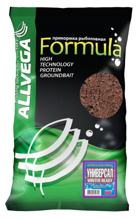 Прикормка зимняя Allvega Formula Winter Ready универсальная 0.9кг