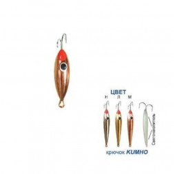 Блесна Пирс "Дивенская" 1К зимняя со светонакопителем и глазком 1,5г латунь