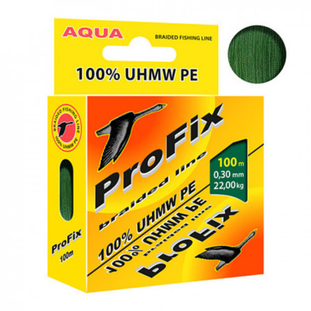 Шнур Aqua ProFix 100м 0,30мм темно-зеленый