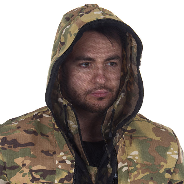 Костюм Huntsman летний Антигнус Эконом цв. Мультикам тк. Смесовая Рип-Стоп Р-р: 48-50/182-188