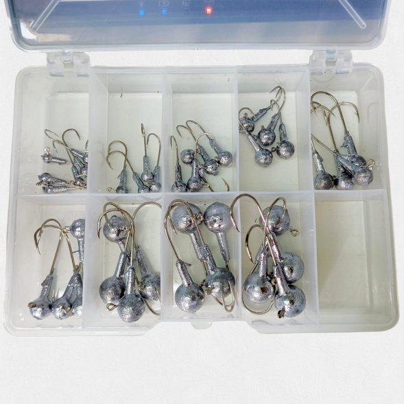 Набор джиг-головок №1 40 шт Три кита