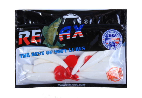 Риппер RELAX KingShad 4 Tail цвет T001 в упаковке 10 шт, цена не за упаковку, за 1 шт.