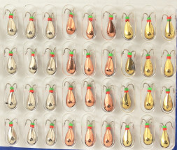 Мормышка паяная Condor РВС КОЗА ТИП 2-102, крючок Mustad 40 шт