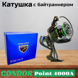 Катушка Condor Point 4000A, 6 подшипн., байтранер, запасная шпуля