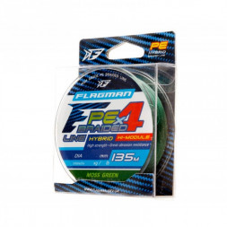 Шнур Flagman PE Hybrid F4 135м MossGreen 0,10мм 4,6кг 10lb