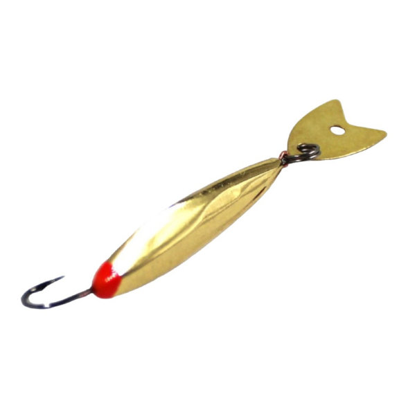 Блесна Пирс Окуневочка зимняя с лепестком 3,9г латунь