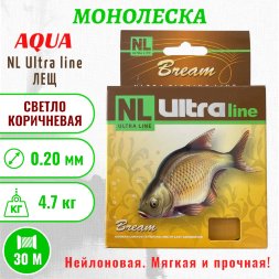 Леска Aqua NL Ultra Bream лещ 0.20 30м