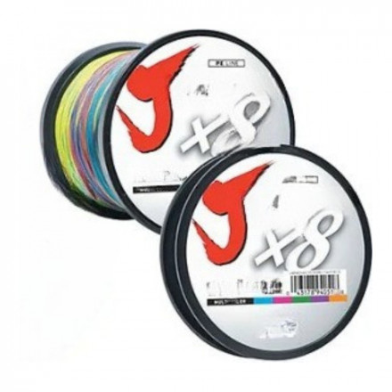 Шнур Daiwa J-Braid X8 Multicolor 0.16мм 20lb 150м