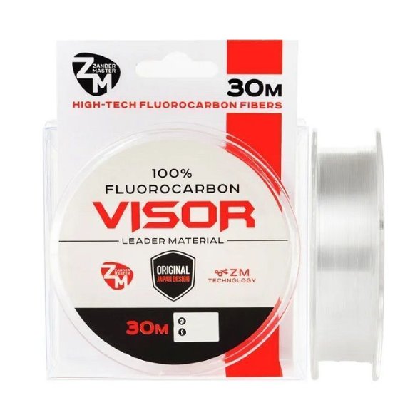 Леска ZanderMaster Vizor Fluorocarbon 0.181 30м